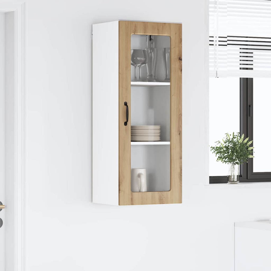 Keukenkast aan de muur met plank Artisan Eiken 40 x 31 x 100 cm