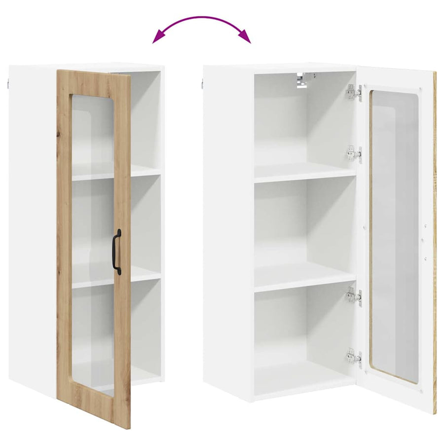Keukenkast aan de muur met plank Artisan Eiken 40 x 31 x 100 cm