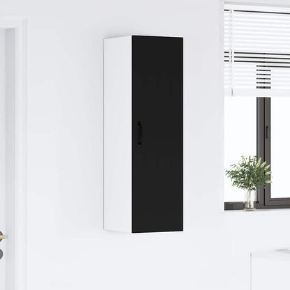 Keukenkast aan de muur Zwart 30 x 31 x 100 cm Bewerkt hout