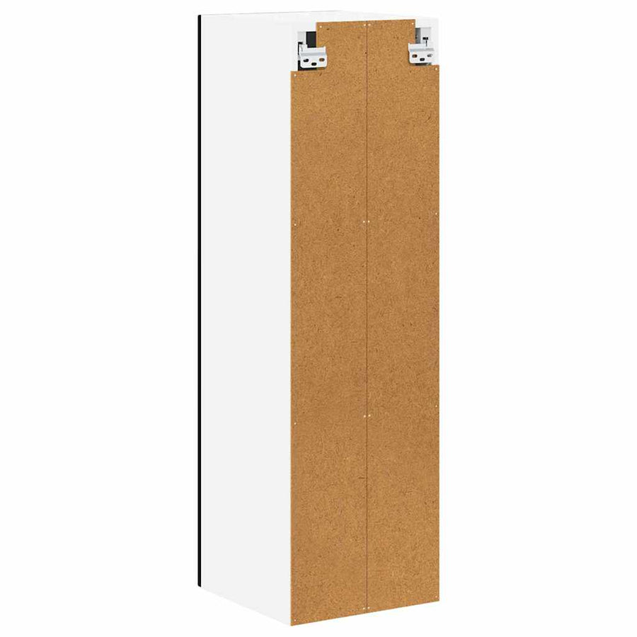 Keukenkast aan de muur Zwart 30 x 31 x 100 cm Bewerkt hout