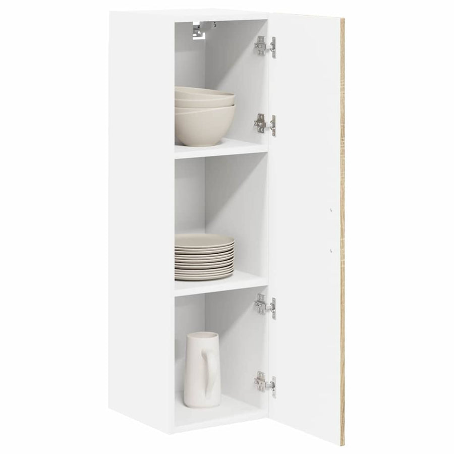 Keukenkast aan de muur met plank Sonoma Eiken 30 x 31 x 100 cm