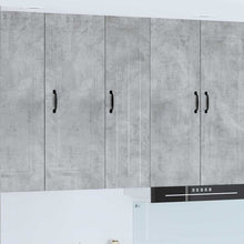 Keukenkast aan de muur met plank Beton Grijs 30 x 31 x 100 cm