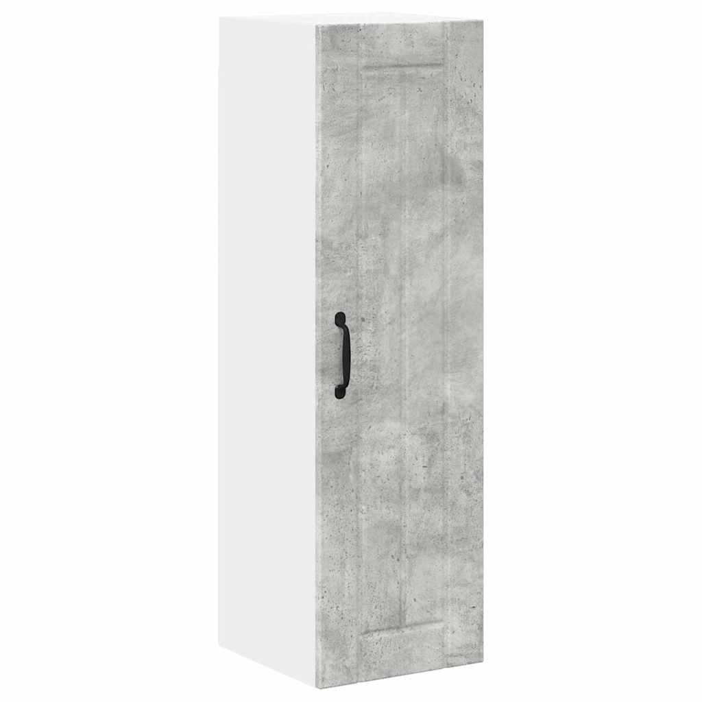 Keukenkast aan de muur met plank Beton Grijs 30 x 31 x 100 cm