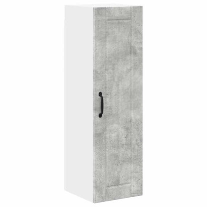 Keukenkast aan de muur met plank Beton Grijs 30 x 31 x 100 cm
