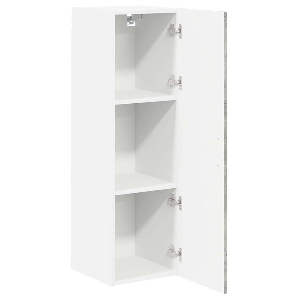 Keukenkast aan de muur met plank Beton Grijs 30 x 31 x 100 cm