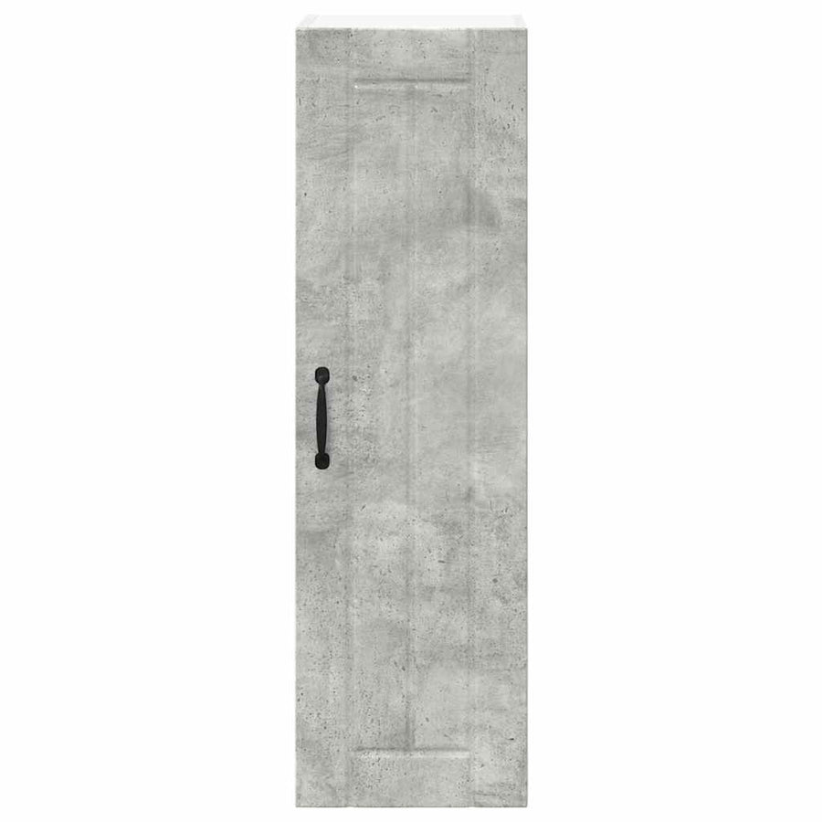 Keukenkast aan de muur met plank Beton Grijs 30 x 31 x 100 cm