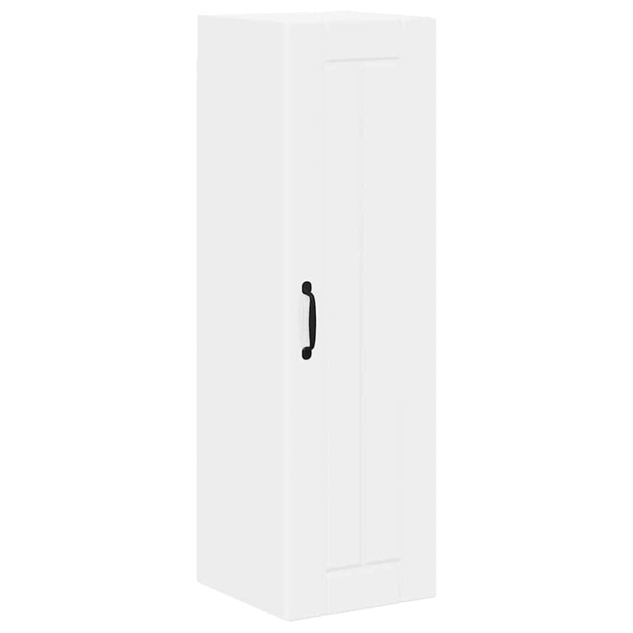 Keukenkast aan de muur met plank Hoogglans wit 30 x 31 x 100 cm
