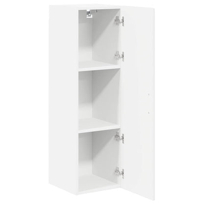 Keukenkast aan de muur met plank Hoogglans wit 30 x 31 x 100 cm