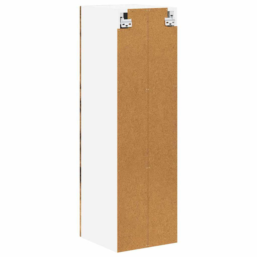 Keukenkast aan de muur met plank Gerookt eiken 30 x 31 x 100 cm
