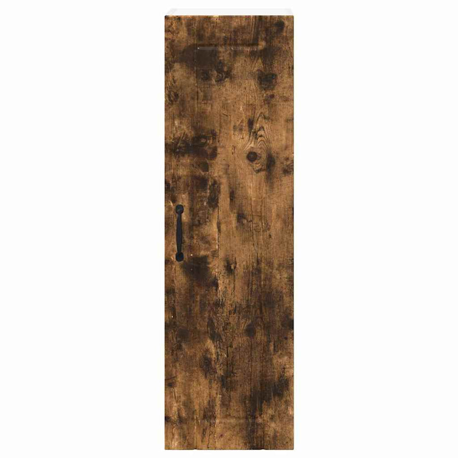 Keukenkast aan de muur met plank Gerookt eiken 30 x 31 x 100 cm