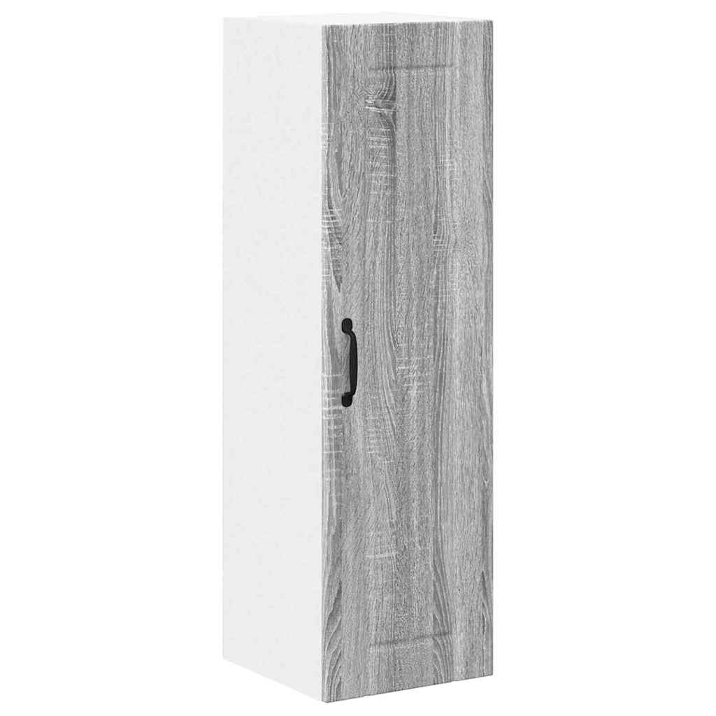 Keukenkast aan de muur met plank Grijs Sonoma 30 x 31 x 100 cm