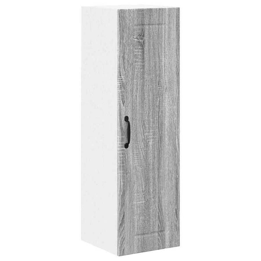 Keukenkast aan de muur met plank Grijs Sonoma 30 x 31 x 100 cm