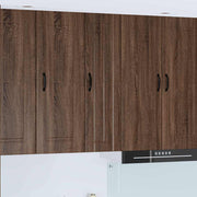 Keukenkast 30x31x100 cm bruin eiken
