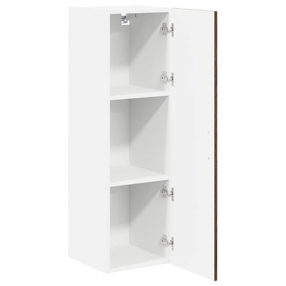 Keukenkast aan de muur met plank Bruin Eiken 30 x 31 x 100 cm