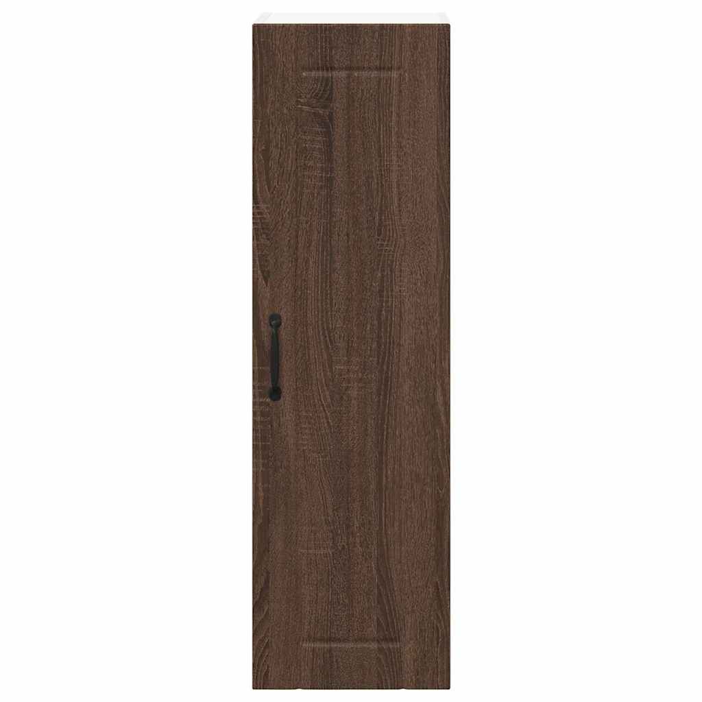 Keukenkast aan de muur met plank Bruin Eiken 30 x 31 x 100 cm
