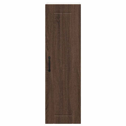 Keukenkast aan de muur met plank Bruin Eiken 30 x 31 x 100 cm