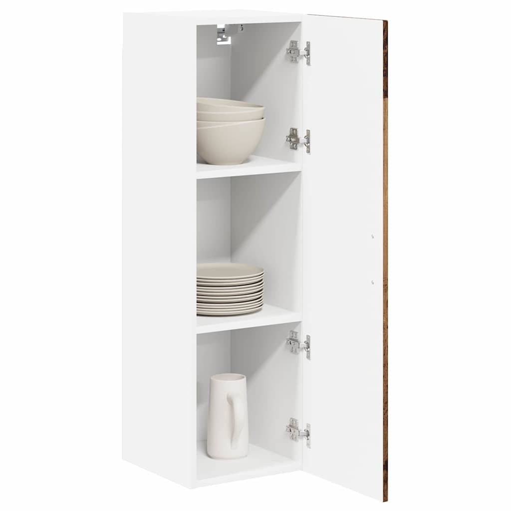 Keukenkast aan de muur Oud Hout 30 x 31 x 100 cm Bewerkt hout