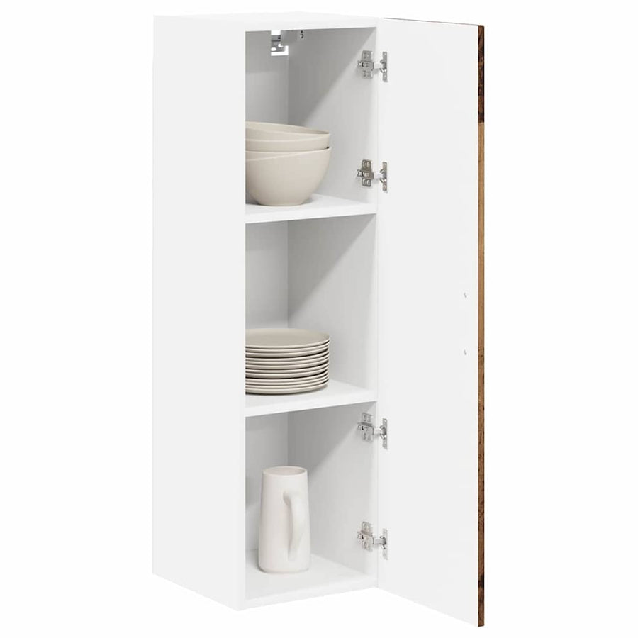 Keukenkast aan de muur Oud Hout 30 x 31 x 100 cm Bewerkt hout