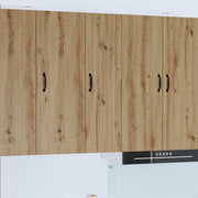 Keukenkast 30x31x100 cm eiken