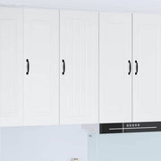Keukenkast 40x31x100 cm wit bewerkt hout