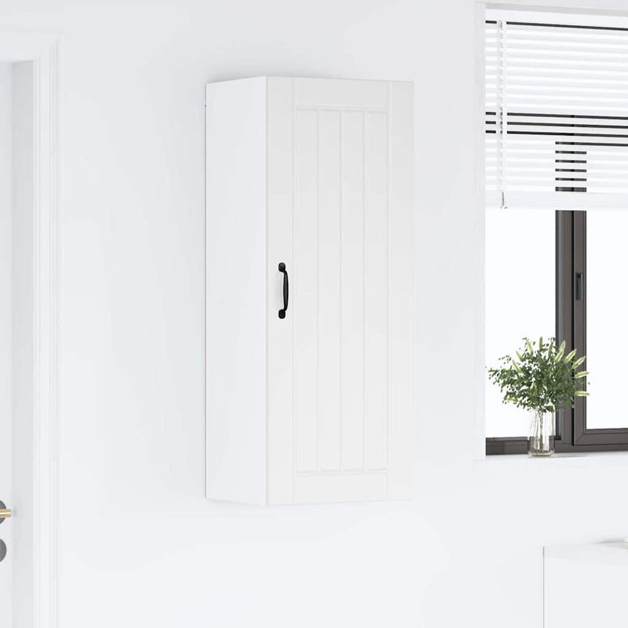 Keukenkast aan de muur Wit 40 x 31 x 100 cm Bewerkt hout