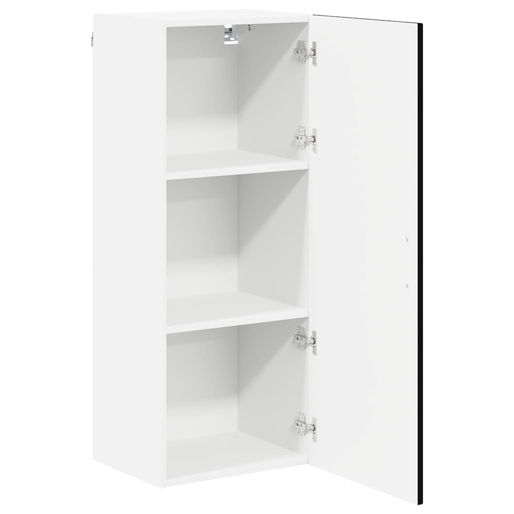 Keukenkast aan de muur Zwart 40 x 31 x 100 cm Bewerkt hout