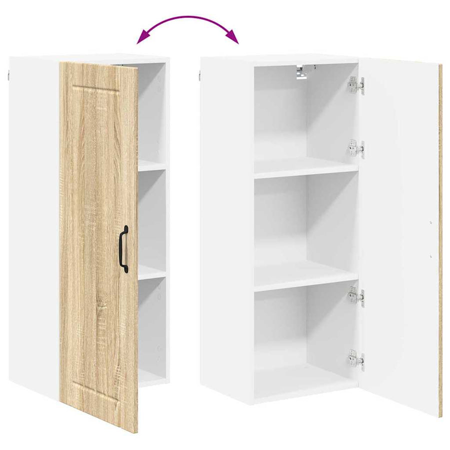 Keukenkast aan de muur met plank Sonoma Eiken 40 x 31 x 100 cm