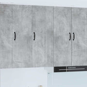 Keukenkast 40x31x100 cm beton grijs bewerkt hout