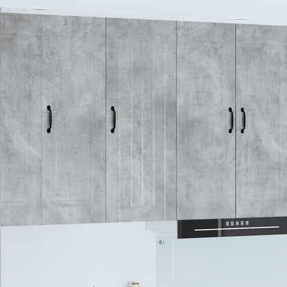 Keukenkast aan de muur met plank Beton Grijs 40 x 31 x 100 cm