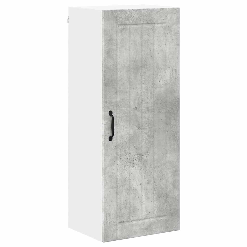 Keukenkast aan de muur met plank Beton Grijs 40 x 31 x 100 cm