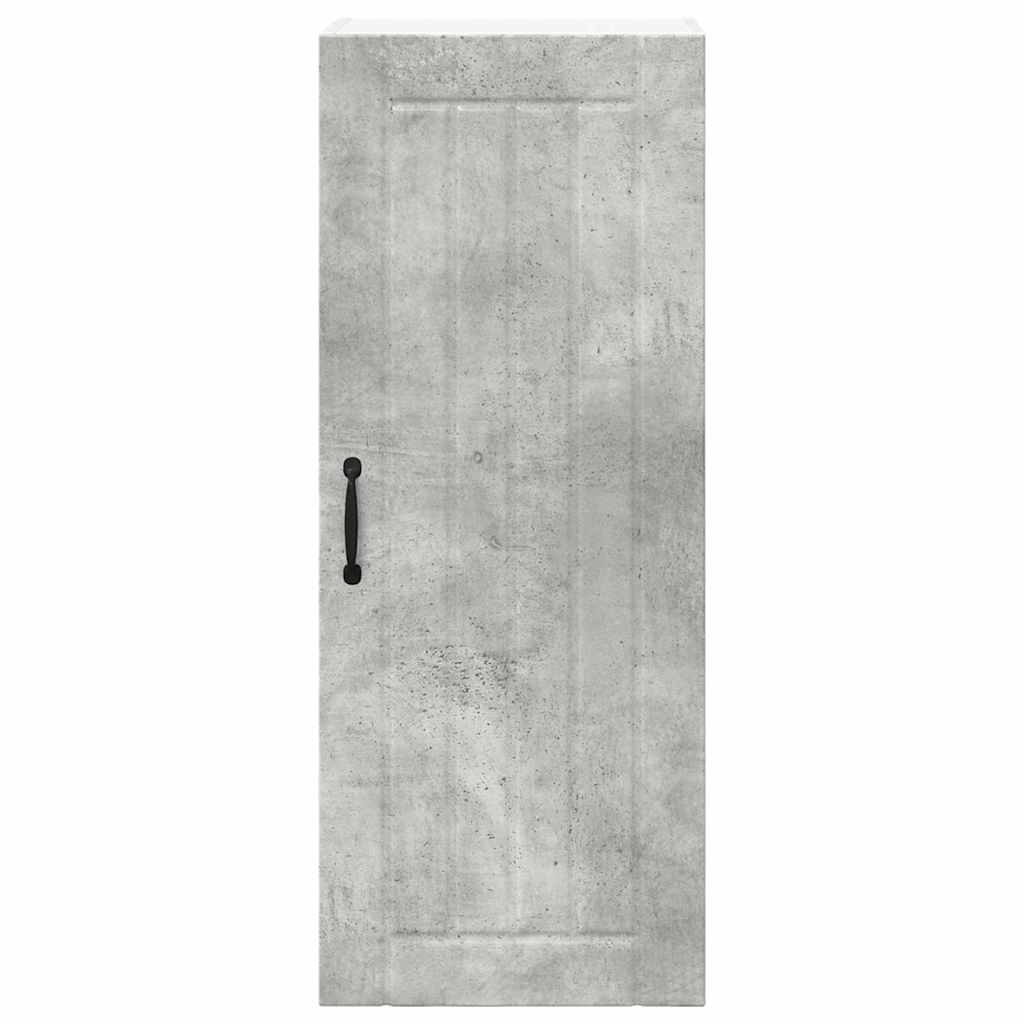 Keukenkast aan de muur met plank Beton Grijs 40 x 31 x 100 cm