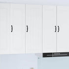 Keukenkast 40x31x100 cm hoogglans wit bewerkt hout