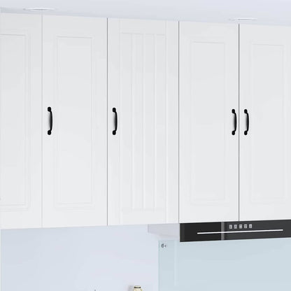 Keukenkast aan de muur met plank Hoogglans wit 40 x 31 x 100 cm