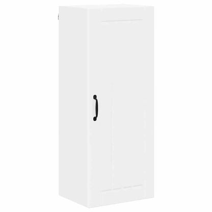 Keukenkast aan de muur met plank Hoogglans wit 40 x 31 x 100 cm