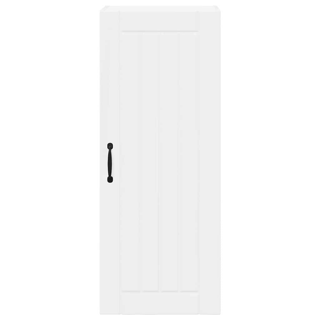 Keukenkast aan de muur met plank Hoogglans wit 40 x 31 x 100 cm