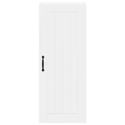 Keukenkast aan de muur met plank Hoogglans wit 40 x 31 x 100 cm