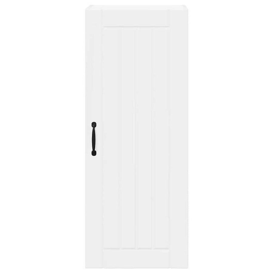 Keukenkast aan de muur met plank Hoogglans wit 40 x 31 x 100 cm