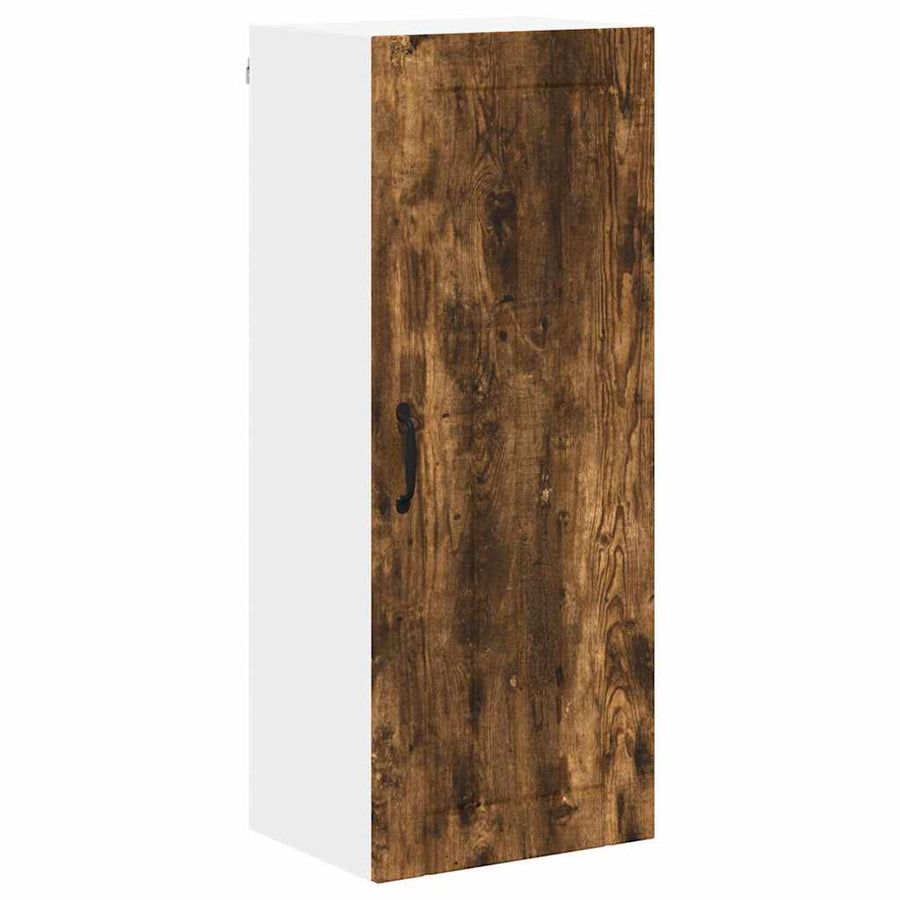 Keukenkast aan de muur met plank Gerookt eiken 40 x 31 x 100 cm