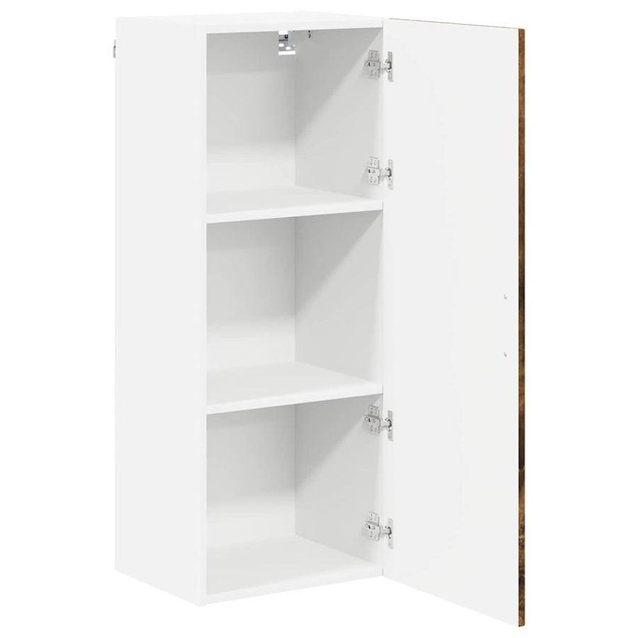 Keukenkast aan de muur met plank Gerookt eiken 40 x 31 x 100 cm