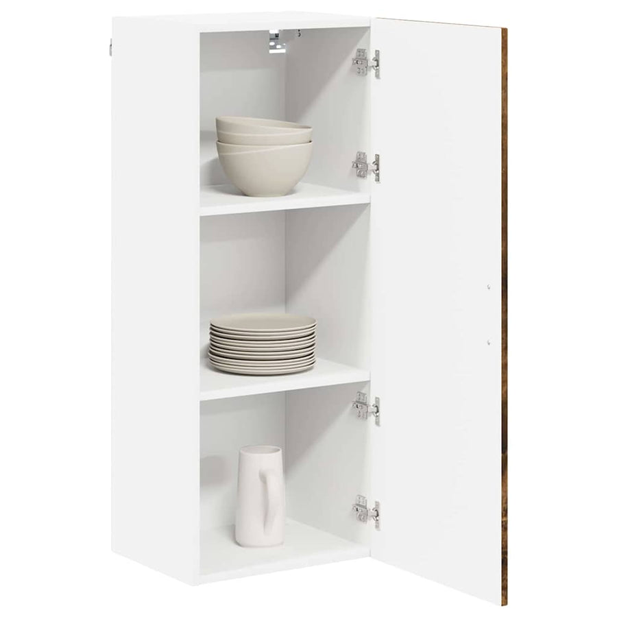 Keukenkast aan de muur met plank Gerookt eiken 40 x 31 x 100 cm