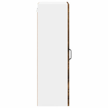 Keukenkast aan de muur met plank Gerookt eiken 40 x 31 x 100 cm