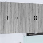 Keukenkast 40x31x100 cm grijs sonoma bewerkt hout