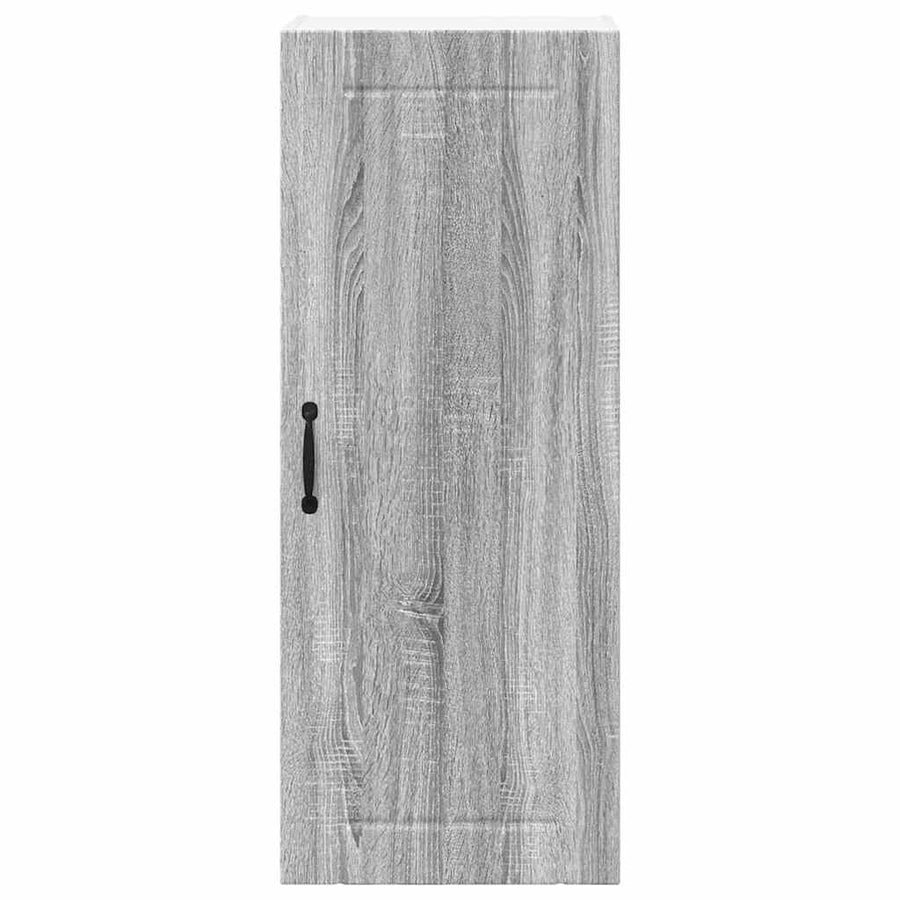 Keukenkast aan de muur met plank Grijs Sonoma 40 x 31 x 100 cm