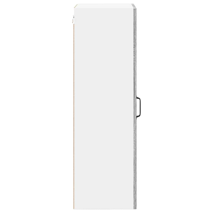 Keukenkast aan de muur met plank Grijs Sonoma 40 x 31 x 100 cm