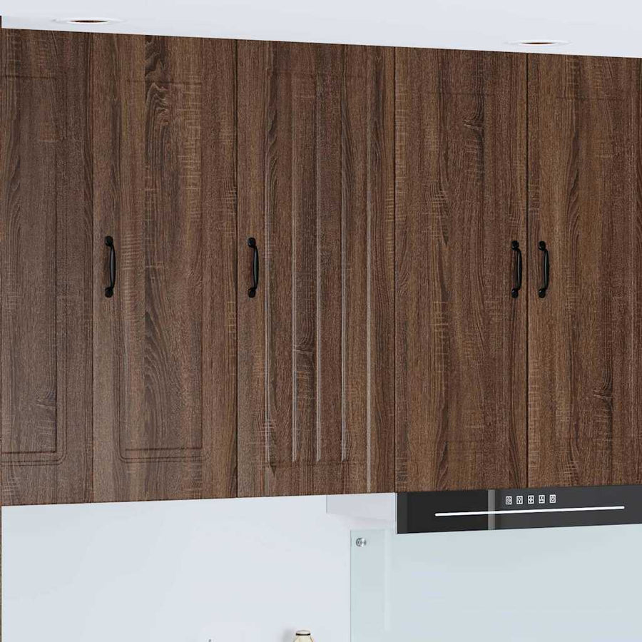 Keukenkast aan de muur met plank Bruin Eiken 40 x 31 x 100 cm