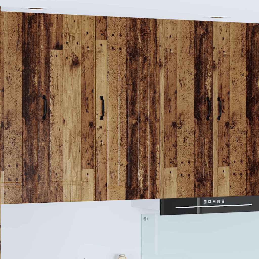 Keukenkast aan de muur Oud Hout 40 x 31 x 100 cm Bewerkt hout
