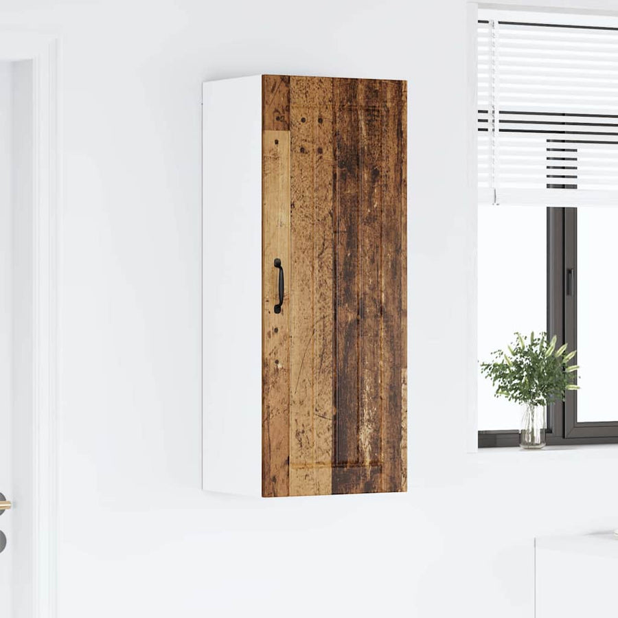 Keukenkast aan de muur Oud Hout 40 x 31 x 100 cm Bewerkt hout