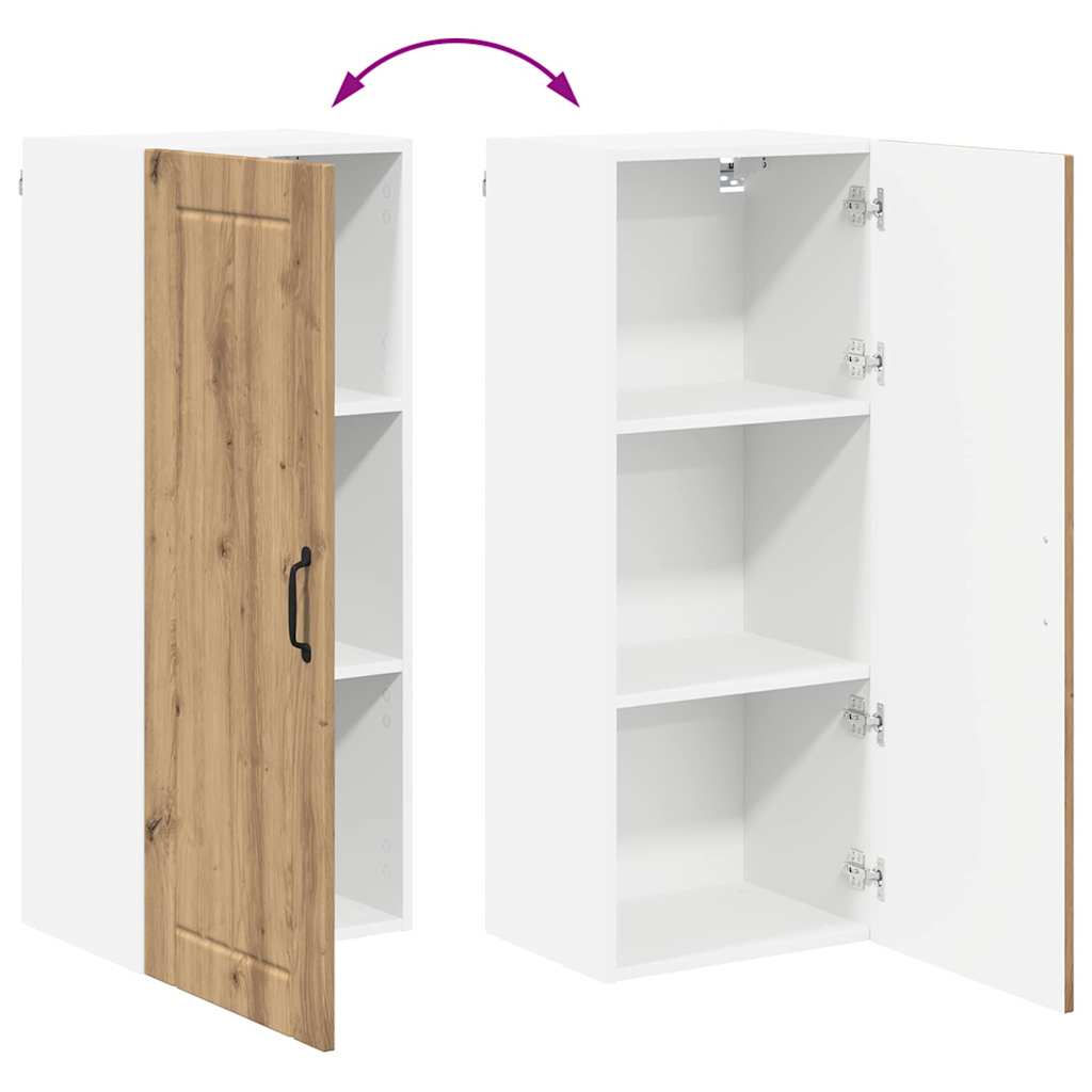 Keukenkast aan de muur met plank Artisan Eiken 40 x 31 x 100 cm