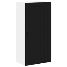 Keukenkast aan de muur Zwart 50 x 31 x 100 cm Bewerkt hout