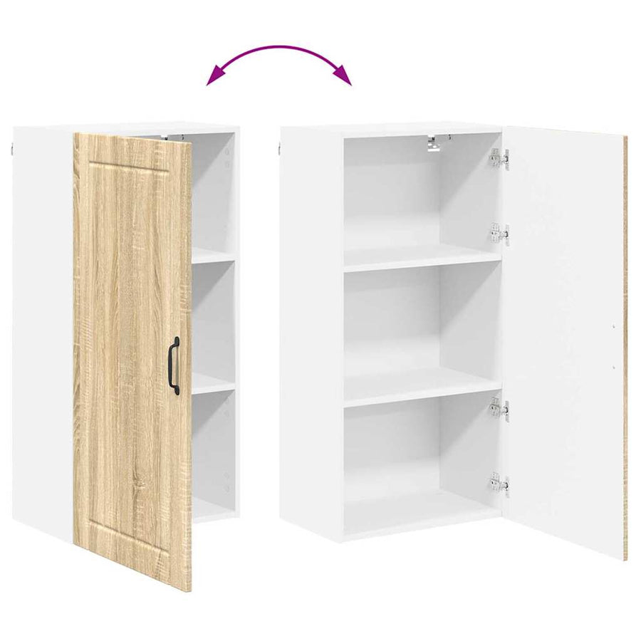 Keukenkast aan de muur met plank Sonoma Eiken 50 x 31 x 100 cm